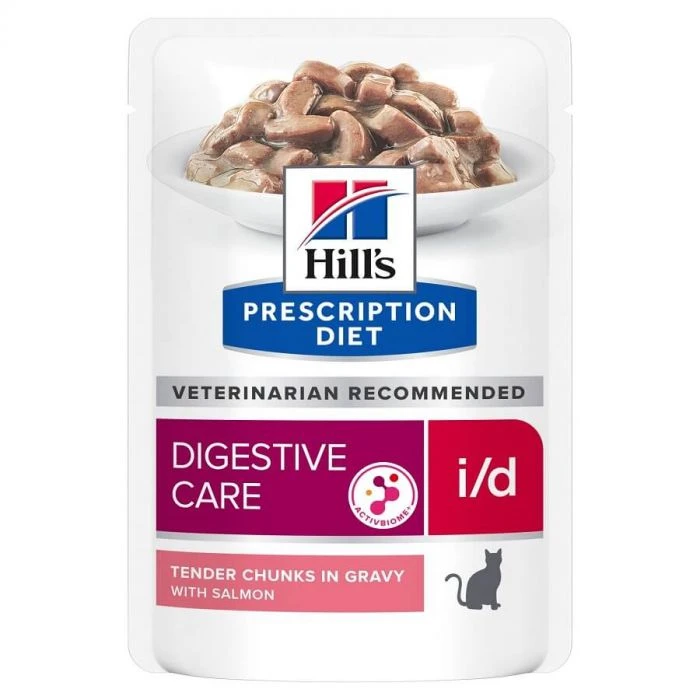 Hill's Prescription Diet Feline I/D AB+ Salmone BUSTINE 12 X 85 G - immagine 2