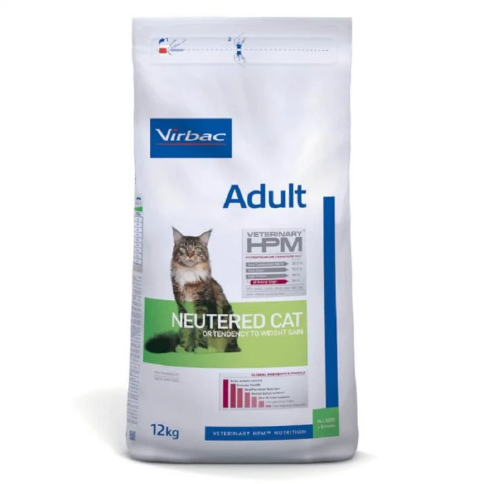 Virbac Veterinary HPM Adult Neutered Cat 12 Kg