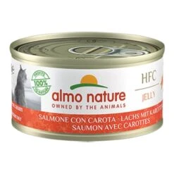 Almo Nature HFC Jelly Salmone Con Carote Per Gatto 24 X 70 G