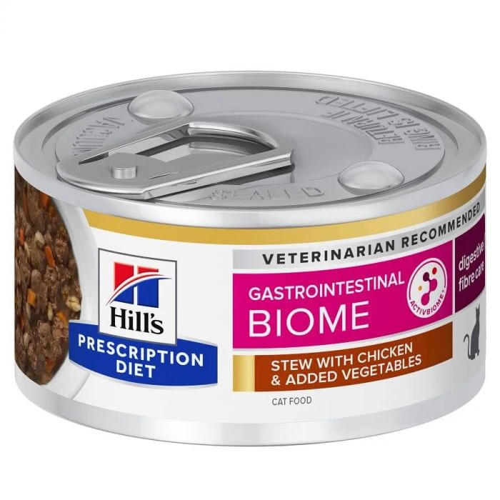 Hill's Prescription Diet Feline Gastrointestinal Biome Spezzatino 24 X 82 G - immagine 2