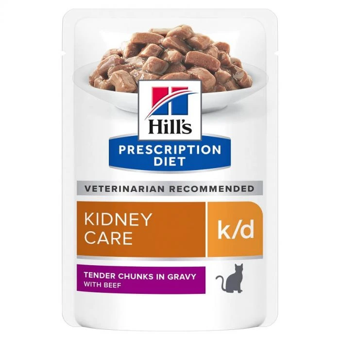 Hill's Prescription Diet Feline K/D Manzo BUSTINE 12 X 85 G - immagine 2