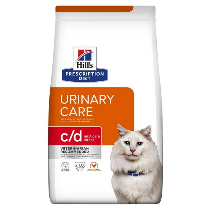 Hill's Prescription Diet Feline C/D Urinary Stress Al Pollo 8 Kg - immagine 2