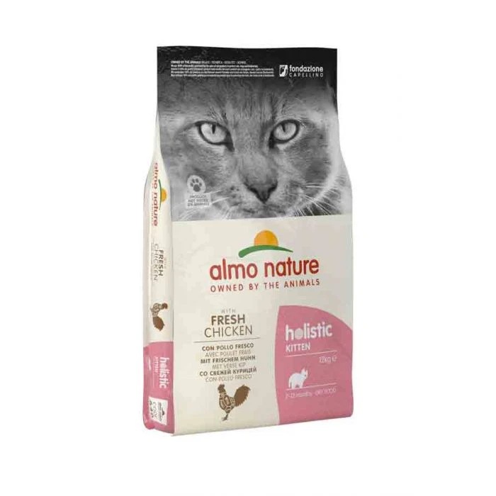 Almo Nature Holistic KITTEN Con Pollo Fresco Per Gatto 12 Kg
