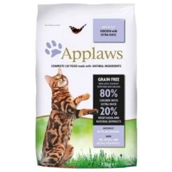 Applaws Crocchette Gatto Pollo Anatra 7.5 Kg
