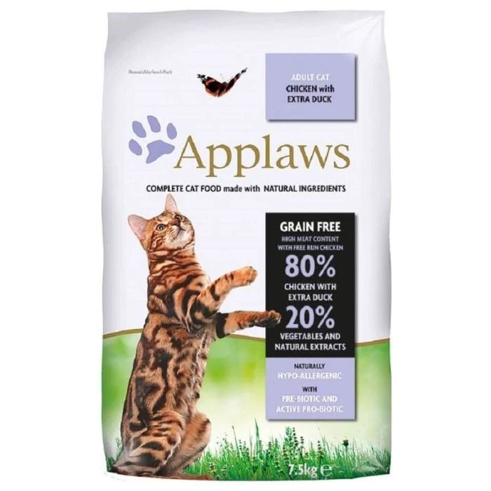 Applaws Crocchette Gatto Pollo Anatra 7.5 Kg