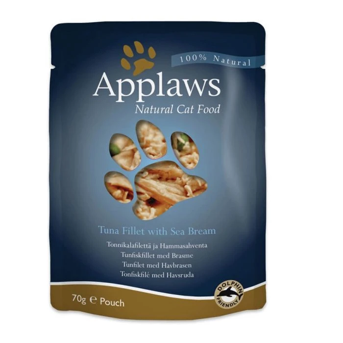 Applaws Bustina Gatto Tonno E Orata 12 X 70 G