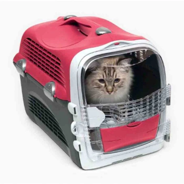 Cat It Trasportino Cabrio Rosso Ciliegia Per Gatto - immagine 2