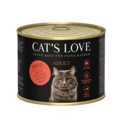 Cat's Love Adult Con Manzo Senza Cereali & Glutine 6 X 200 G