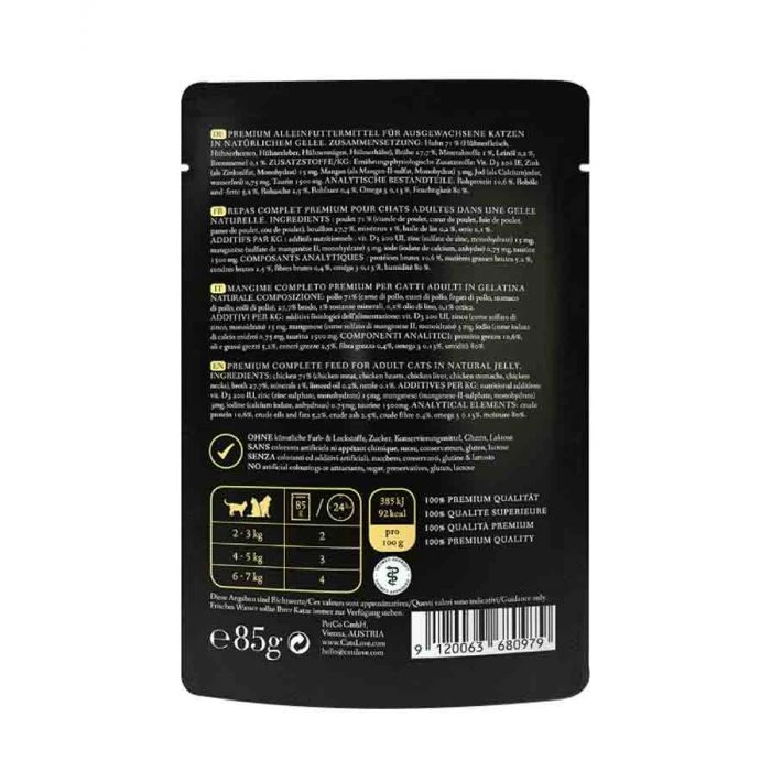 Cat's Love Classic Pollo Senza Cereali & Senza Glutine 12 X 85 G - immagine 2