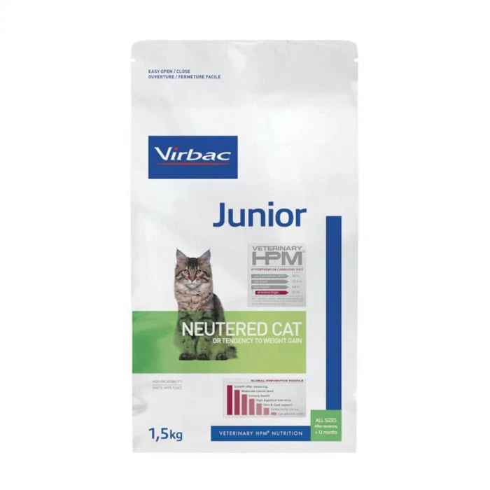 Virbac Veterinary HPM Junior Neutered Cat 1.5 Kg