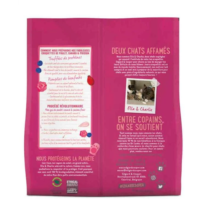 Edgard & Cooper Edgard & Cooper Favoloso Pollo & Anatra Senza Cereali Gattino 1,75 Kg - immagine 2