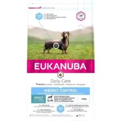 Eukanuba Cane Daily Care Adult Overweight Taglia Piccola & Media Al Pollo 12 Kg