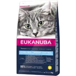 Eukanuba Sterilised/Weight Control Per Gatto Adulto 2 Kg