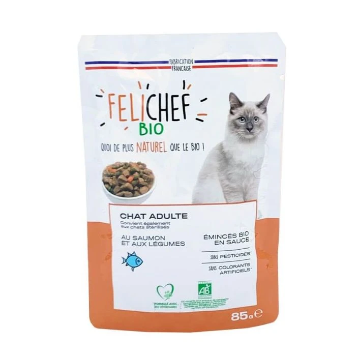 Felichef Straccetti In Salsa Salmone BIO 12 X 85 G