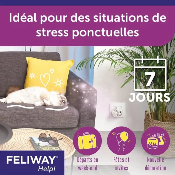 Feliway Help Diffusore + Cartuccia 7giorni - immagine 4