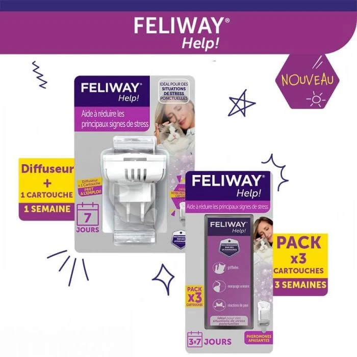 Feliway Help Pack 3 Cartucce 7 Jours - immagine 9