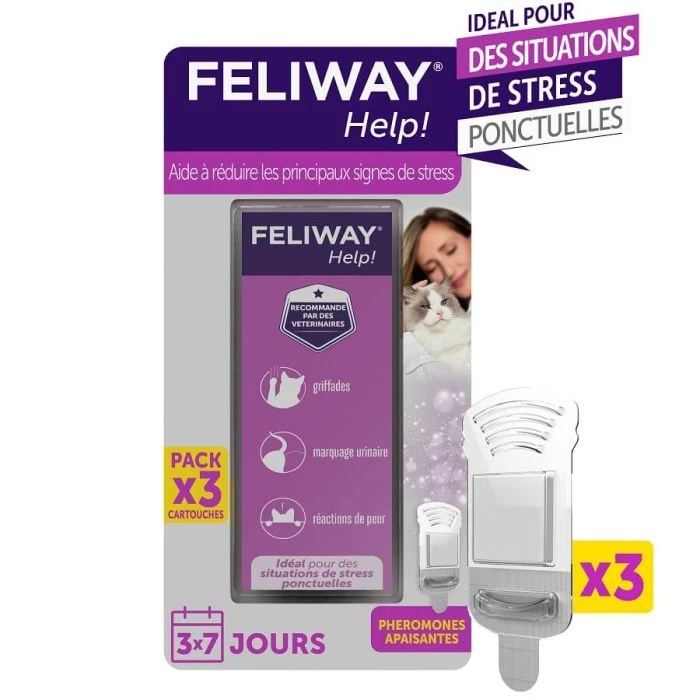 Feliway Help Pack 3 Cartucce 7 Jours