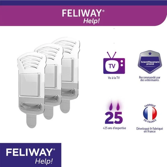 Feliway Help Pack 3 Cartucce 7 Jours - immagine 2