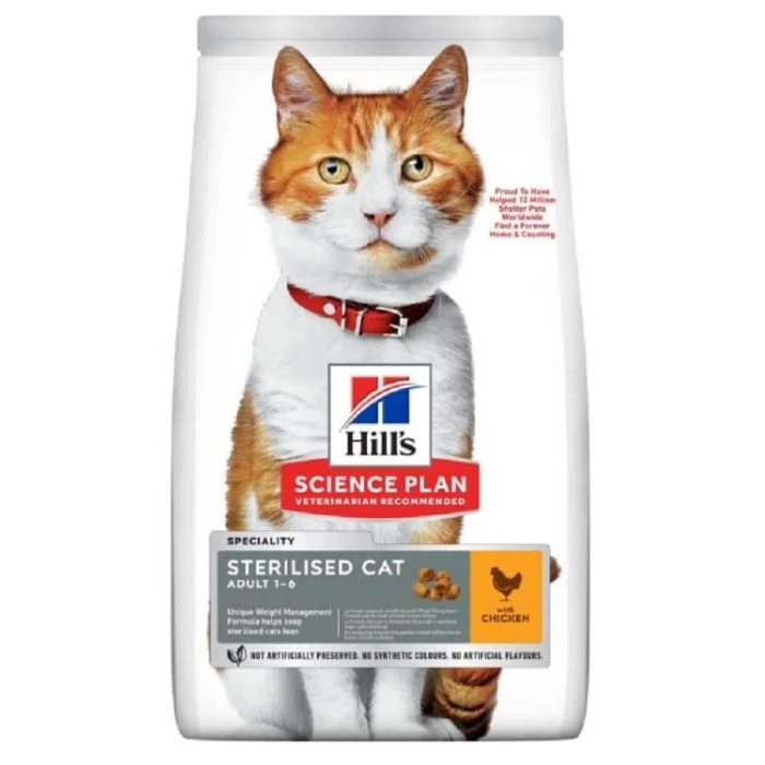 Hill's Science Plan Hill's Science Plan Feline Adult Sterilised Cat Al Pollo 3 Kg - immagine 2