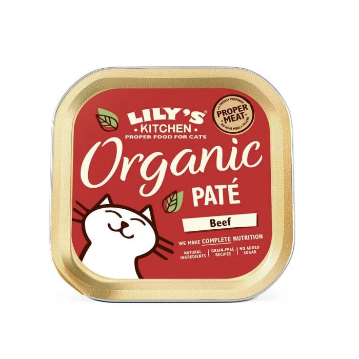 Lily's Kitchen Lily's Kitchen Organic Bio Con Manzo Per Gatti 19 X 85 G - immagine 3