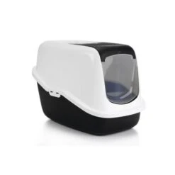 Savic Nestor Toilette Con Filtro Per Gatti Nero
