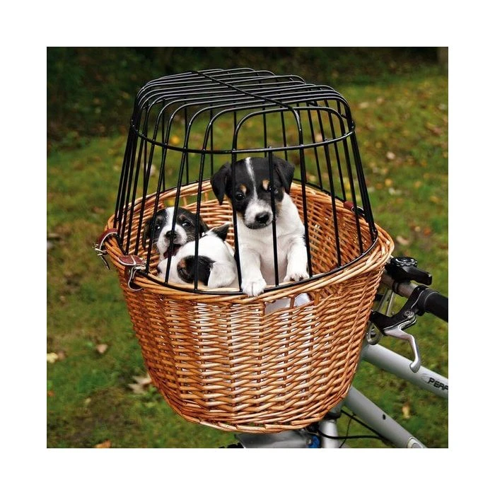 Trixie Cestino Bicicletta Con Griglia Di Protezione 48 Cm - immagine 2