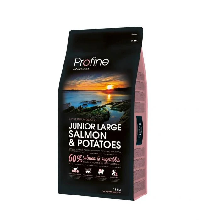 Profine Junior Large Dog Crocchette Al Salmone 15 Kg