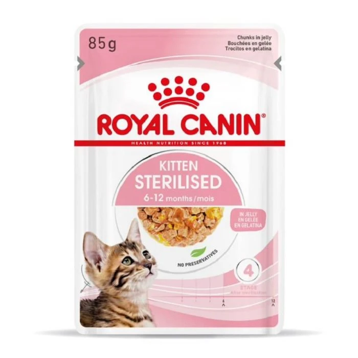 Royal Canin Kitten Sterilised Bustina In Gelatina 12 X 85 G - immagine 2