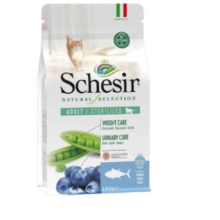 Schesir Crocchette Gatto Adulto Sterilizzato Mono Proteine Al Tonno 350 G