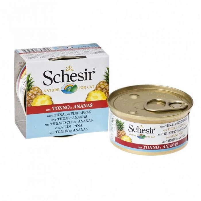 Schesir Tonnetto Con Ananas Per Gatto 14 X 75 G
