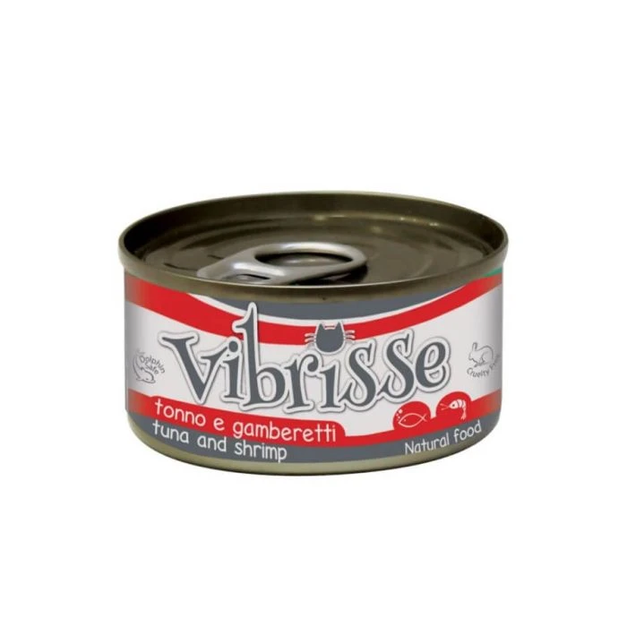 Vibrisse Al Tonno E Gamberetti Per Gatto 24 X 70 G