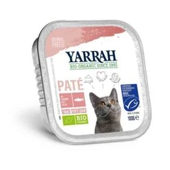 Yarrah Bio Paté Di Salmone Alle Alghe Marine Per Gatto 16 X 100 G